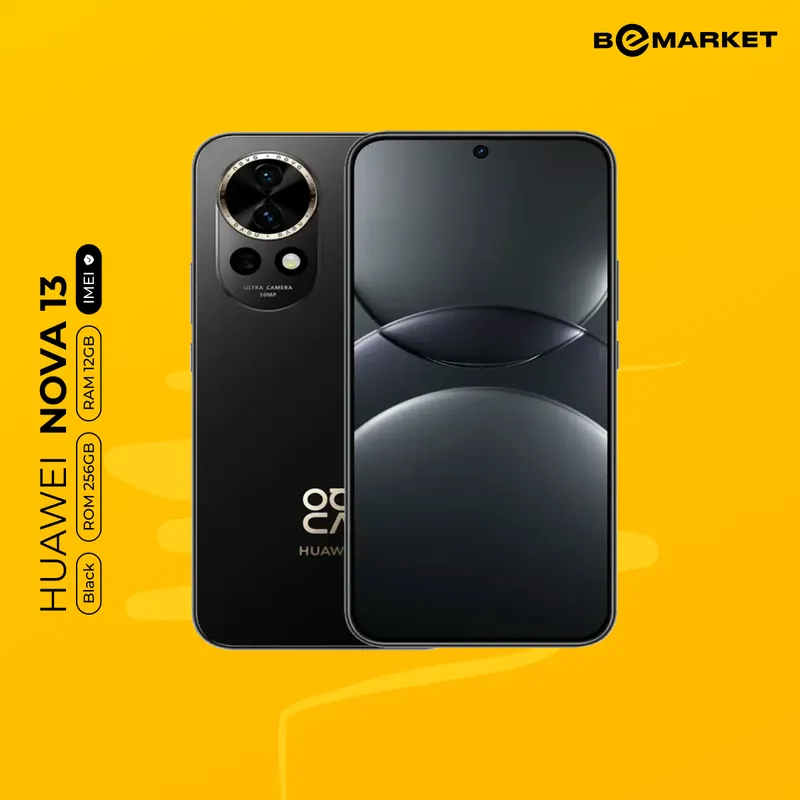 Huawei Nova 13, Black, 12/256 GB