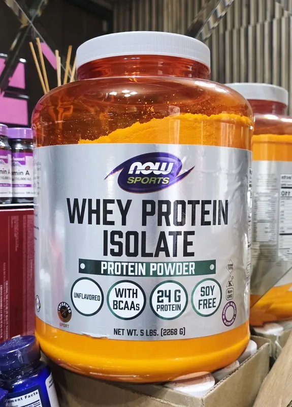 ДОСТАВКИ НЕТ Now Whey протеин без вкуса со скидкой 2268гр made USA — фото 1