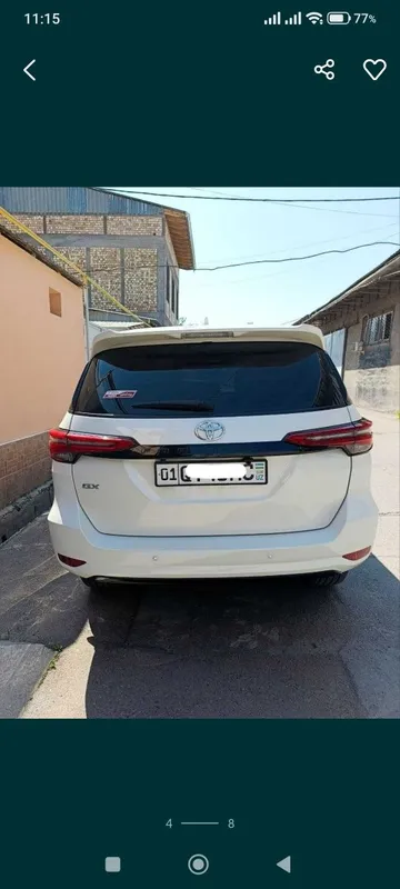Toyota Fortuner 4х4 Белый жемчуг. — фото 2