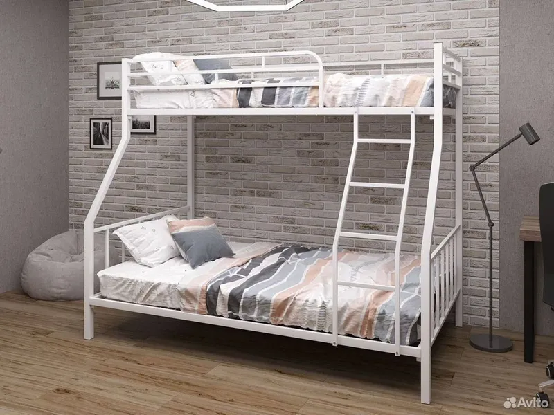 Двухъярусная кровать Loft krovat темир крават metal kalavat Лофт 1 Двухъярусная кровать Loft krovat темир крават metal kalavat Лофт 1