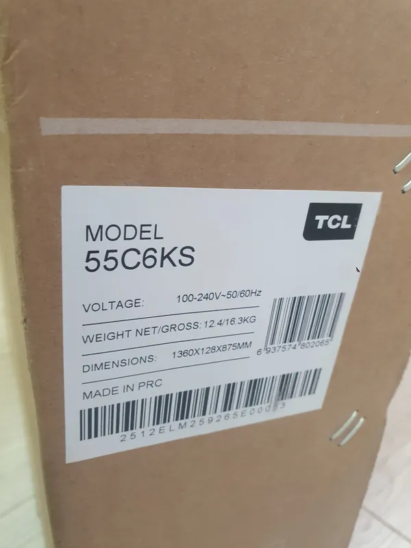 Телевизор TCL 55 QD-mini LED TV C6Ks