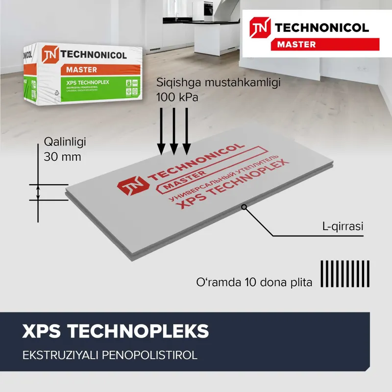 XPS TECHNOPLEX Ekstruzion penopolistirol — фото 3