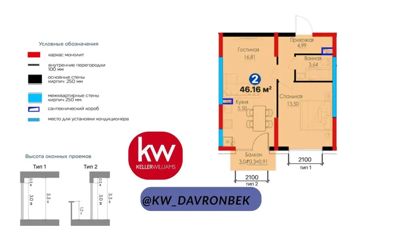 В зелёной зоне VOHA купить квартиру 46 м2 [DM]
