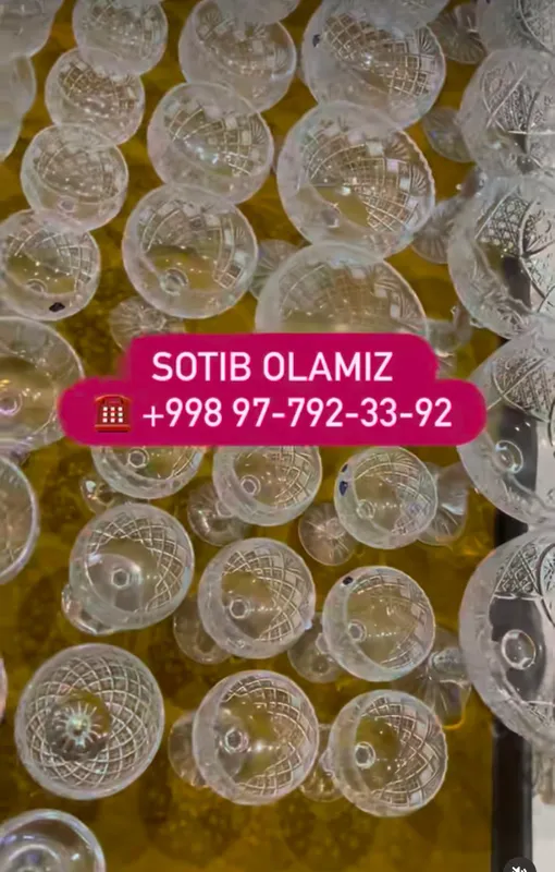 Xar xil turdagi xrustallar sotib olamiz