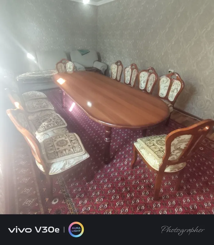 Стол 1та стул 10 та холати урта столи хонтахта хам бди 2