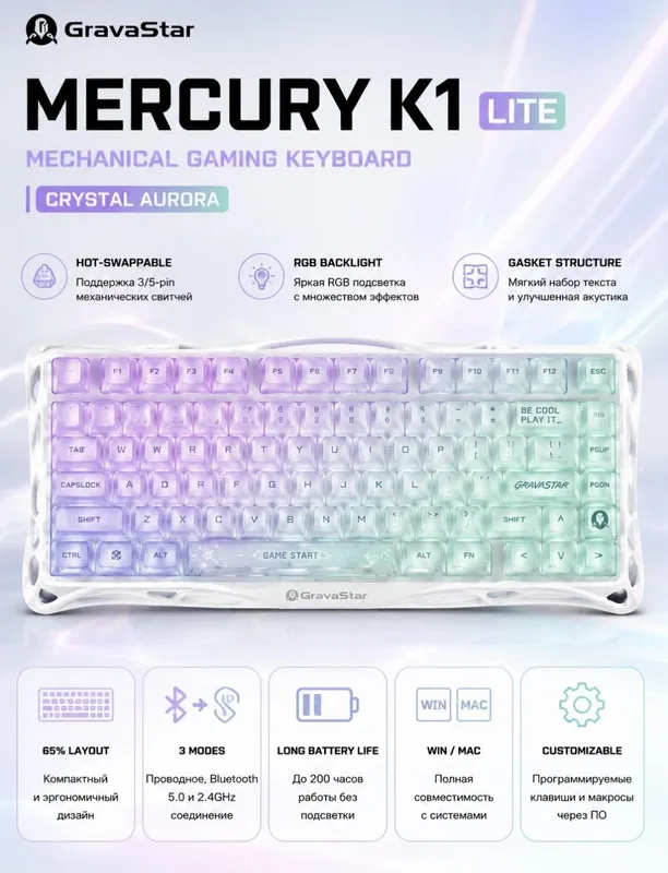 GravaStar Mercury K1 Lite, почти новый 3 GravaStar Mercury K1 Lite, почти новый 3