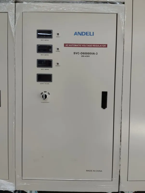 Stabilizator стабилизатор stabilzatr Andeli SVC 60-kva 280v-430v