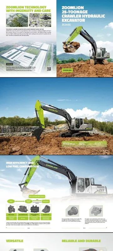 Гусеничный экскаватор ZE245G ZOOMLION 1 Гусеничный экскаватор ZE245G ZOOMLION 1