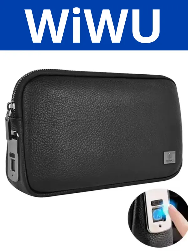 WIWU Alpha-Barmoq izi qulfli premium klass clutch WIWU Alpha-Barmoq izi qulfli premium klass clutch