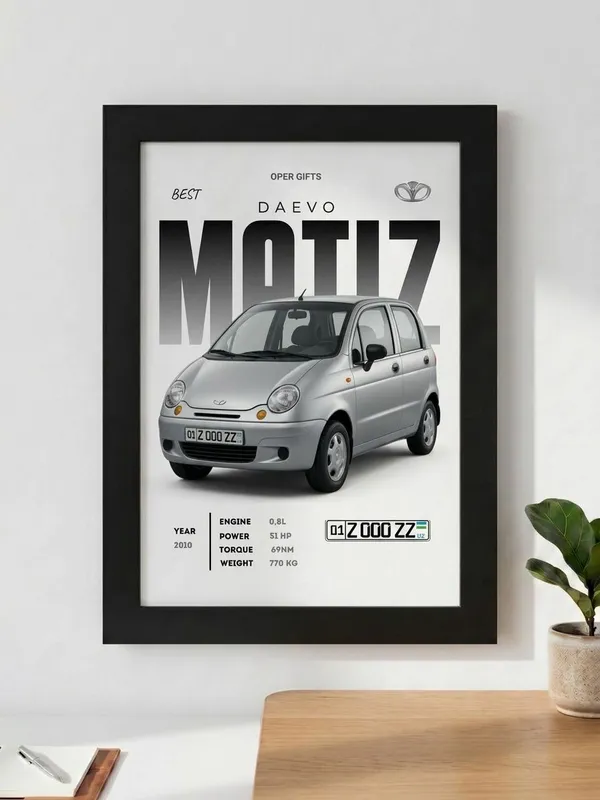 Ramkadagi avtomobil posteri 3 Ramkadagi avtomobil posteri 3
