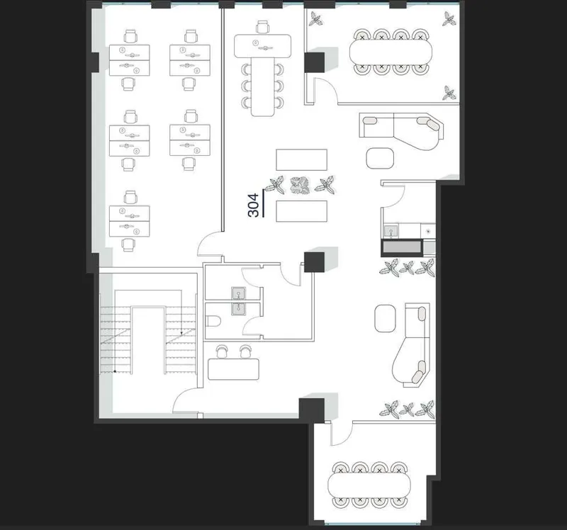 ПРОДАЕТСЯ нежилое помещение в ЖК "Nest one" ДУПЛЕКС 304м2 — фото 1