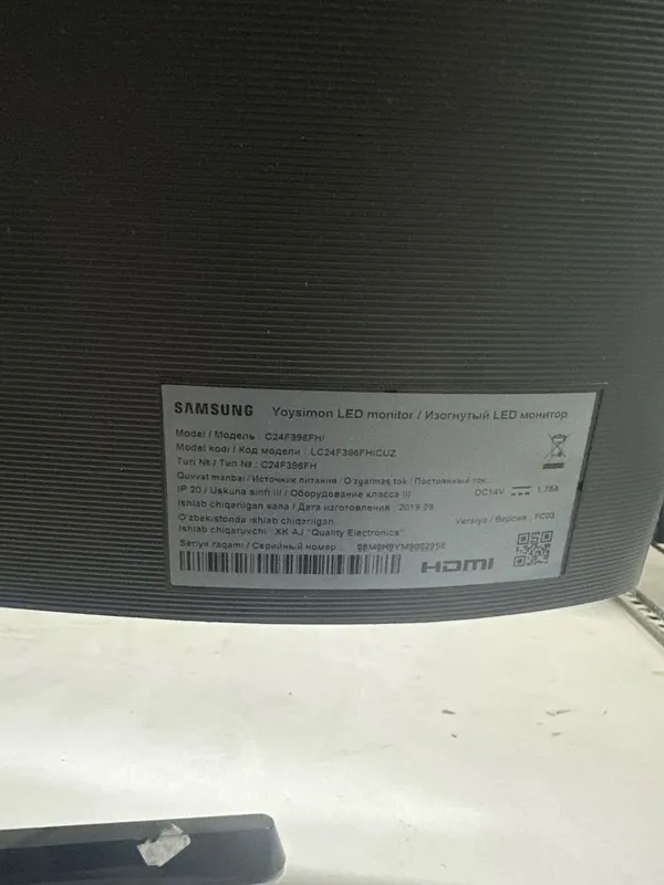 SAMSUNG 24 Monitor 9 ta bor — фото 1