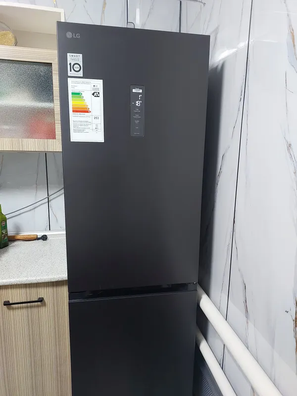 Современный холодильник LG GC-B459FTPW  черный — фото 4