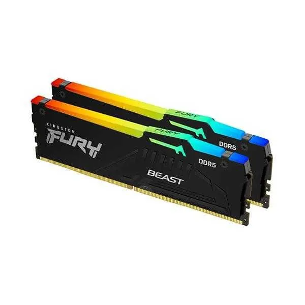 Оперативная память - Kingston FURY Beast RGB DDR5 16GB (6000MHz) 3