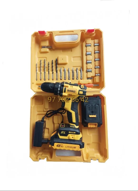 Бесщеточный Аккумуляторный шуруповерт DeWALT 48 v — фото 1