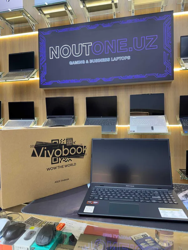 Noutbuk ASUS Vivobook 15, Amd Ryzen 5 40 , 8/512GB SSD, 15.6" FHD LED