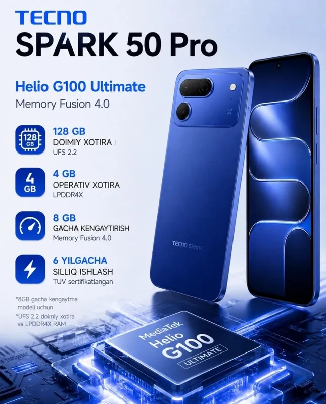 Smartfon tecno pro 50 2