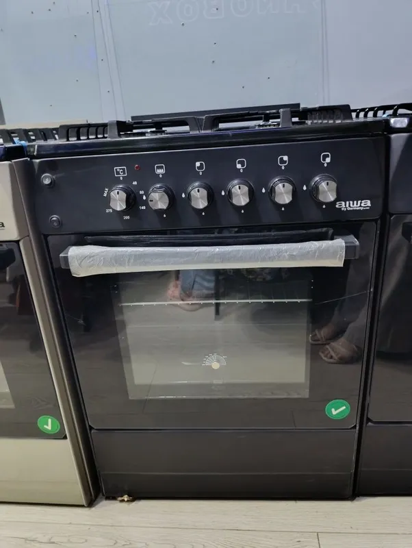 Газовая плита Aiwa AI 155 Элегантный черный стиль, японская 1