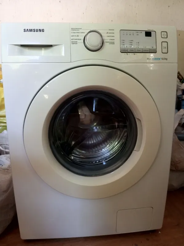 продам стир машину Samsung eco bubble 6кг 1