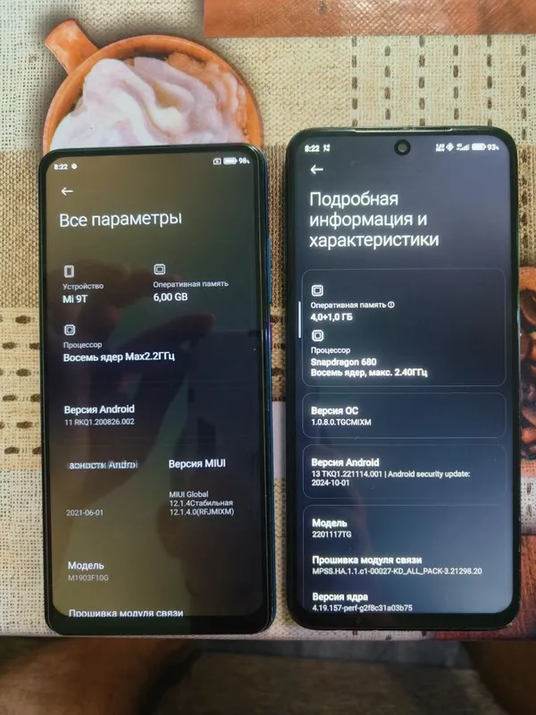 Mi 9 t va redmi not 11 4 Mi 9 t va redmi not 11 4