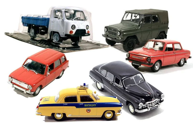 Игрушечные ретро автомобили, машины ф-мы Наш Автопром, масштаб 1:43. — фото 5