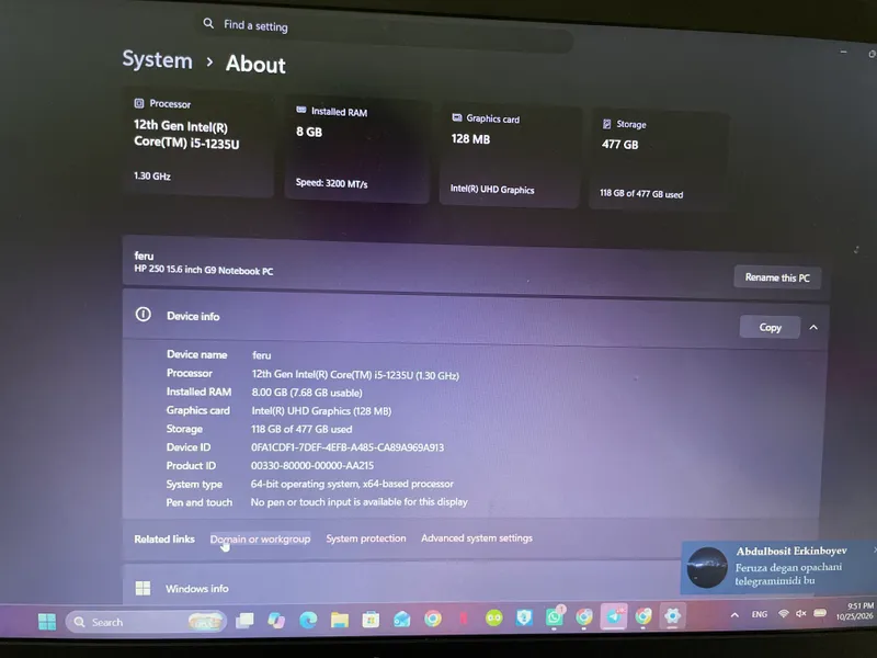 hp ноутбук 2