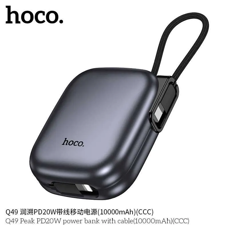 Hoco Q49 QC3.0 22.5W+PD20W Power Bank CCC 10000mAh for iPhone 16 17 — фото 4