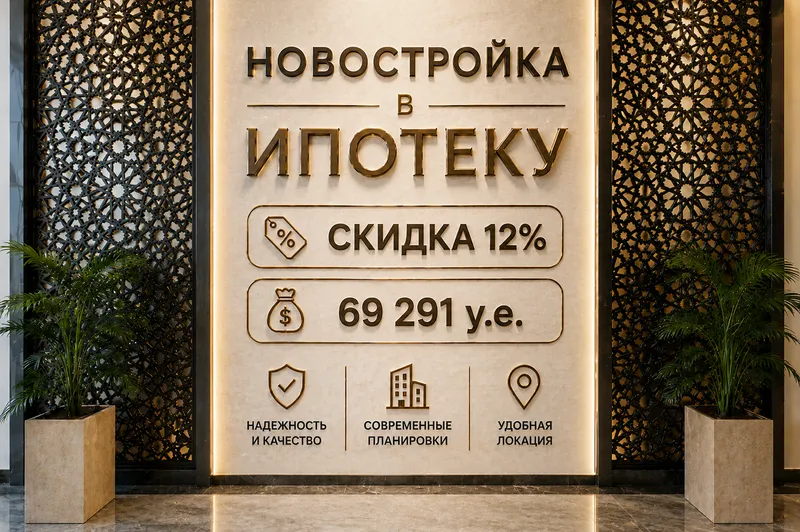 3х комнатная Новостройка,Яшнабадский р-н, Янгиабад