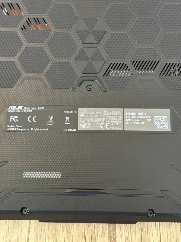 Ноутбук Asus Tuf Gaming R7/ 16/512Gb/144Hz Noutbuk 4
