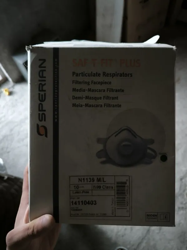 SAF-T-FIT PLUS N99 respirator niqobi (AQSh) – Original, 10 dona 3