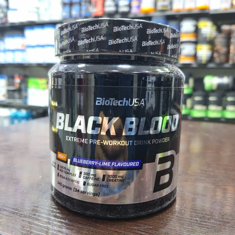 Biotech Black Blood 340g – Original, yangi Biotech Black Blood 340g – Original, yangi