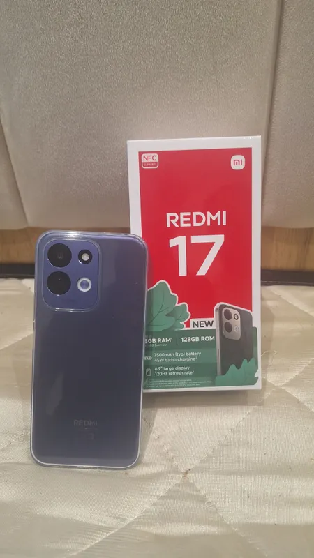 Redmi 17 4+4ram 128gb batarea7500 120Hz 1