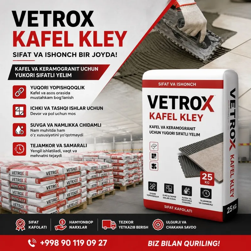 KAFEL KLEY SIFATLI ishlab chiqarish 1