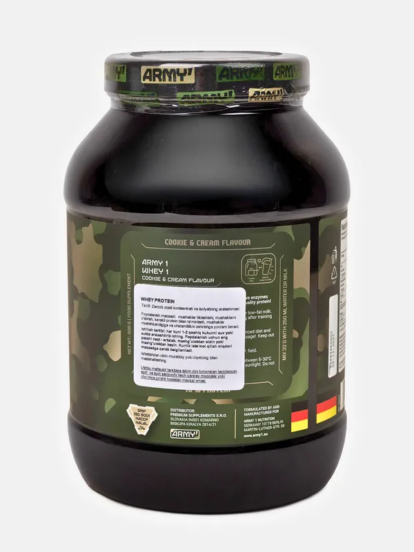 Protein Army1 Whey Protein 908g, 28 porsiya, halol — фото 3