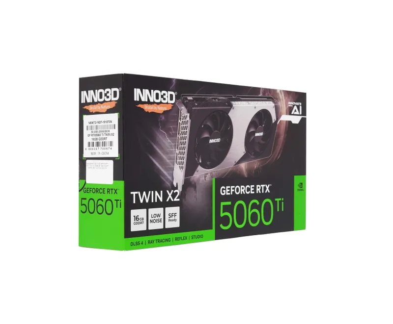 - Видеокарта Inno3D GeForce RTX 5060 Ti Twin X2 16GB 4 - Видеокарта Inno3D GeForce RTX 5060 Ti Twin X2 16GB 4