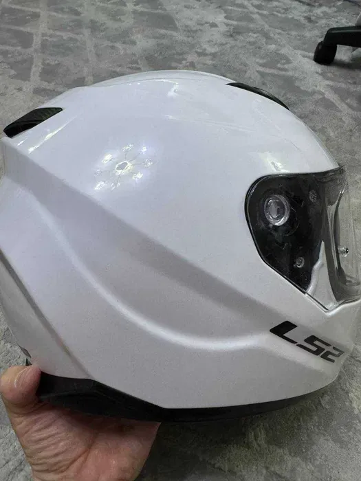 LS2 stream evo motoshlemi. Oq. O‘lcham XL. Ideal. 6