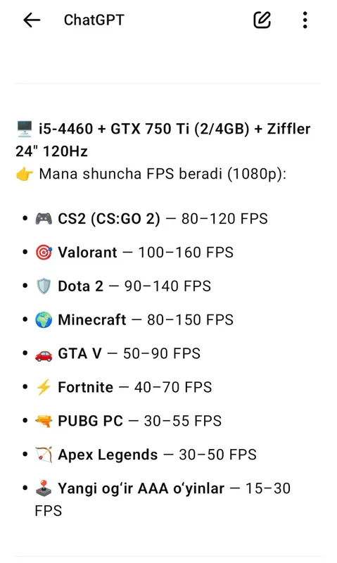 Kompyuter to'plami: i5 4460, GTX 750 Ti, 16GB RAM, 512GB SSD, 24" 120Hz monitor — фото 1