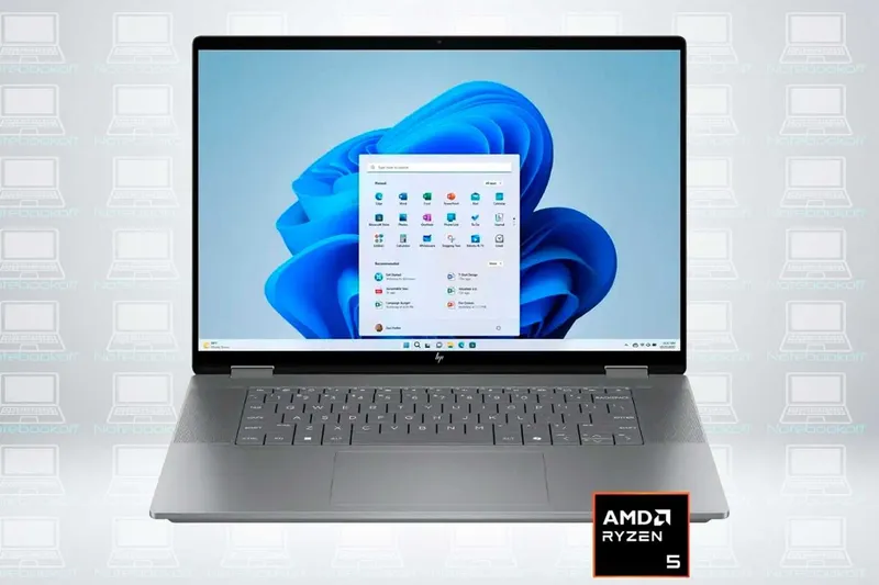 HP OmniBook X Flip 16/Ryzen 5 /8GB /512GB SSD /Сенсорный /Гарантия год 2 HP OmniBook X Flip 16/Ryzen 5 /8GB /512GB SSD /Сенсорный /Гарантия год 2