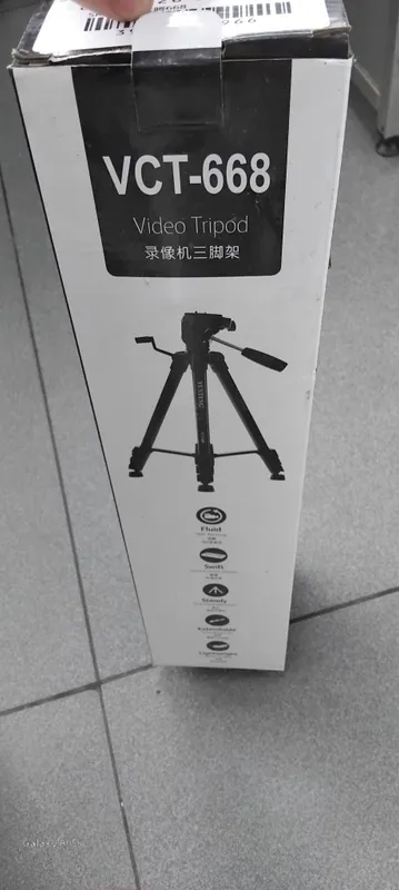 Yunteng VCT-668 Professional Video Tripod (Yangi) — фото 2