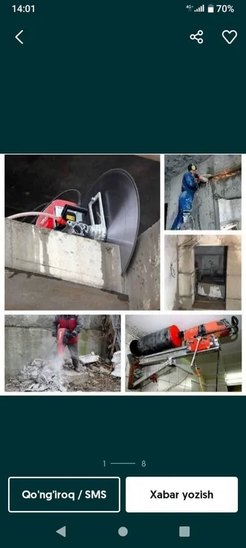 БЕТОН ТЕШИШ Beton kesish beton buzish. — фото 2