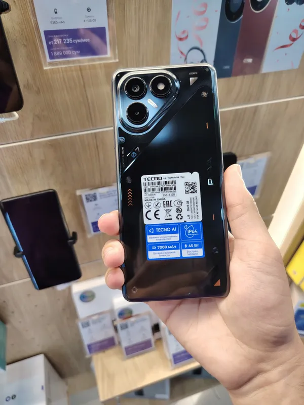 Смартфон Tecno Pova 7 Neo 8+256 Geek Black 1