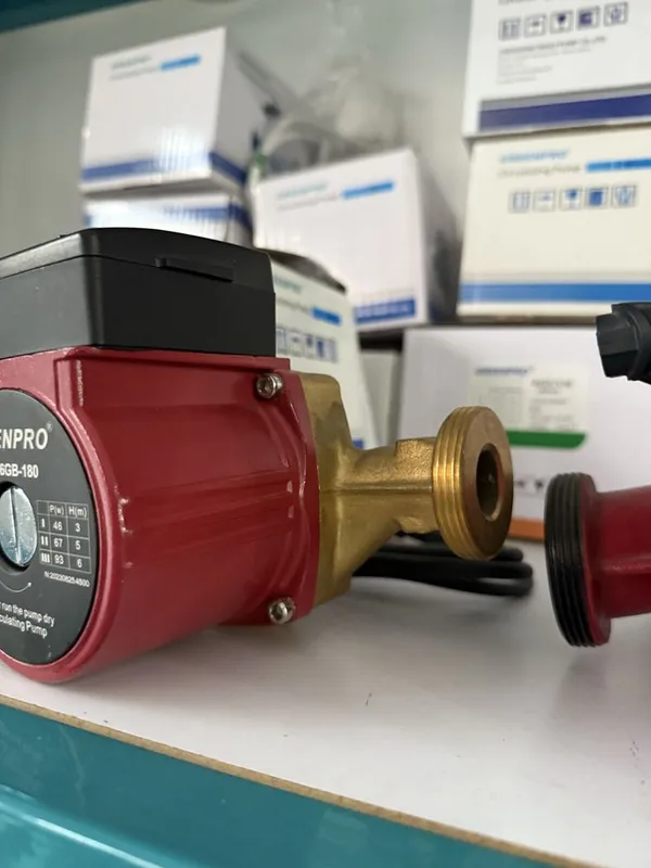Рециркуляционный насос для отопления бойлер Greenoro RS25/6GB латун — фото 3