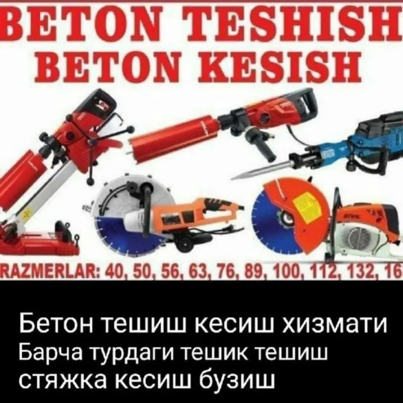 Beton buzamiz teshik tewamiz 1