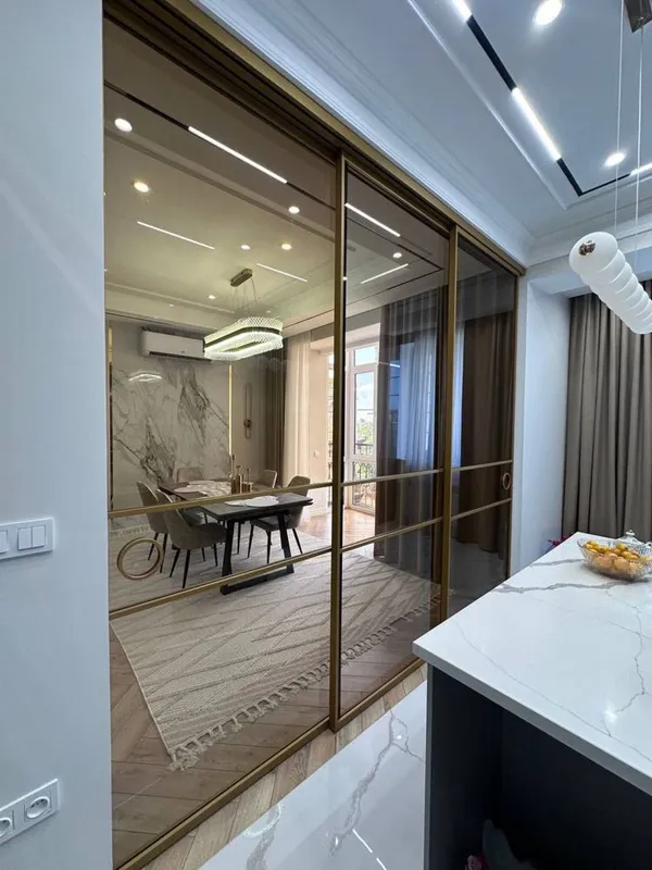 Стеклянные раздвижные системы | Двери купе Surma Loft Eshik 6