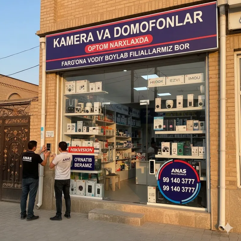 Kuzatuv Kameralari Optom Arzon Magazin Fargona Vodiyda Filiallarimiz b — фото 4