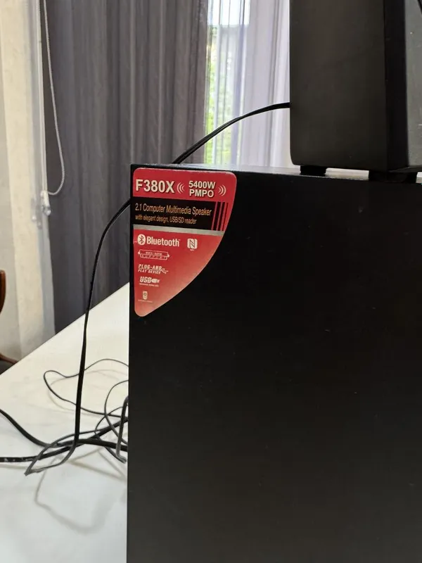 Акустическая система 2.1 F&D F380X (сабвуфер + 2 колонки) — фото 2 Акустическая система 2.1 F&D F380X (сабвуфер + 2 колонки) — фото 2