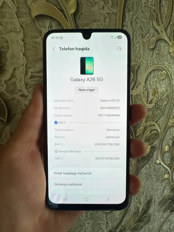 Samsung A26 5G 6/128GB 2