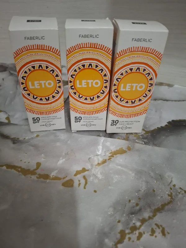 Кремы SPF 50 и SPF 30 в наличии