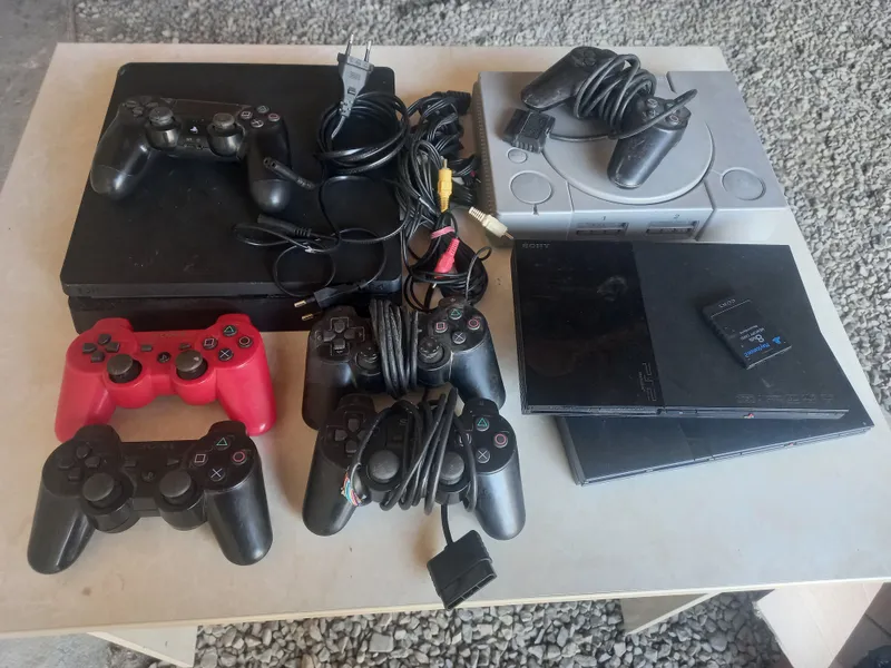 Sony PlayStation 1 fat, Ps2, Ps4 slim, dualshock! — фото 1