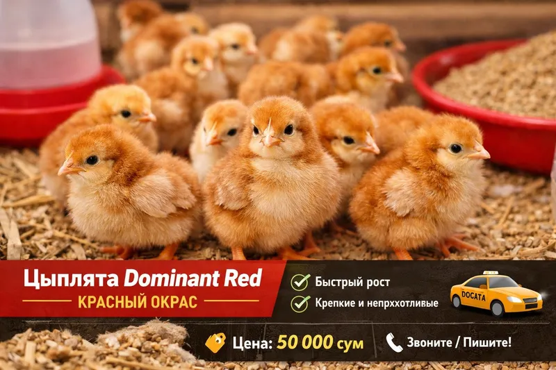 Цыплята Dominant Red красный окрас — фото 2